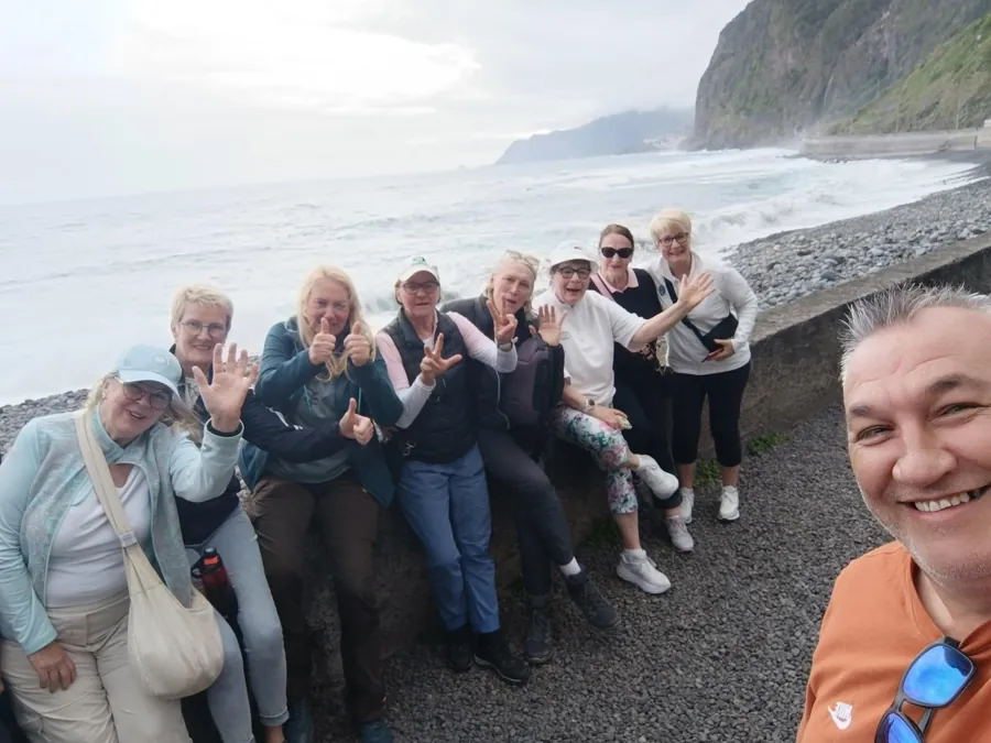 Passeio privado com clientes na Madeira